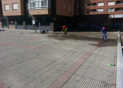 Reimpermeabilización transitable en Avda Universidad (1)